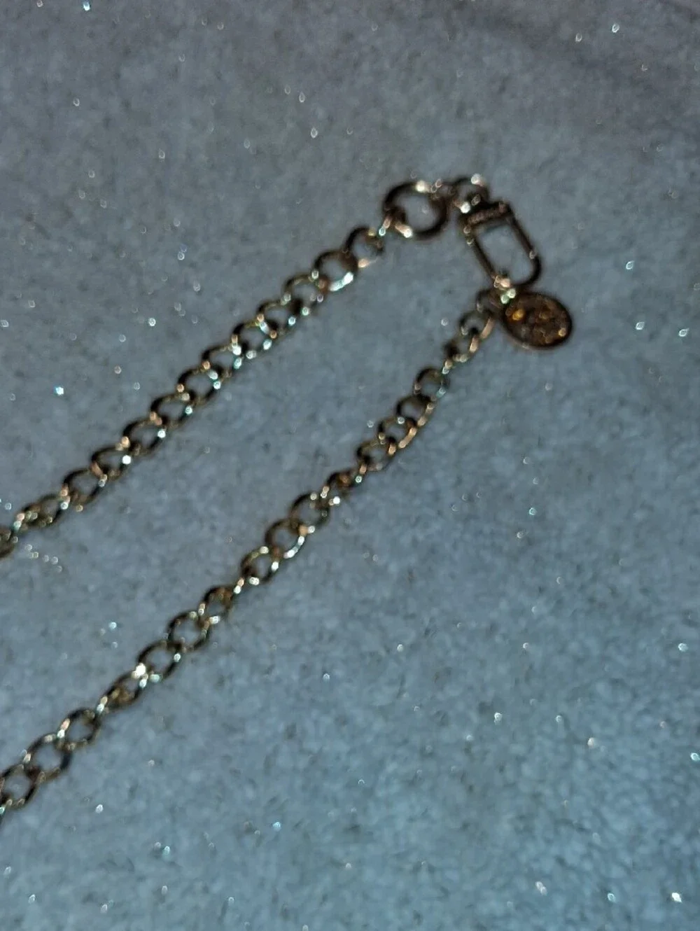 Anne Klein Gold-Tone Chain Belt with Charm Accent